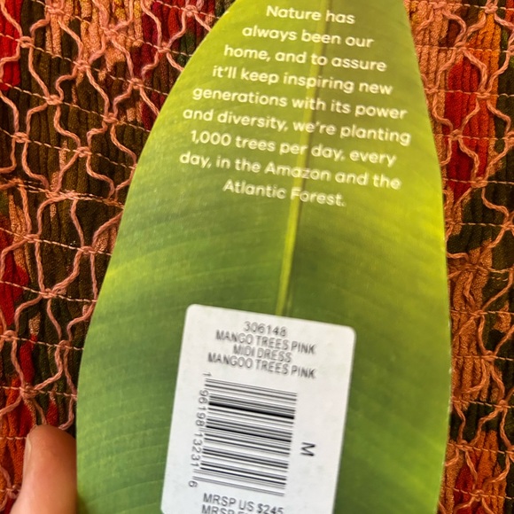 - FARM Rio Pink Mango Trees Dress - Picture 2 of 9